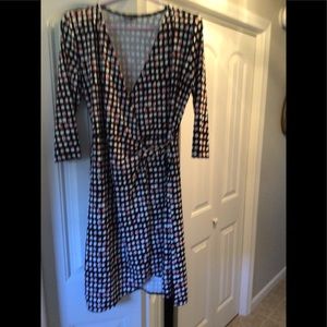 Talbots petite M wrap dress